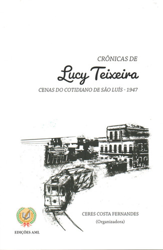 Capa de Crônicas, de Lucy Teixeira