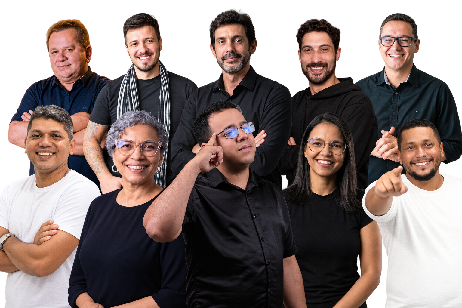 Time de professores do Genial Vestibulares