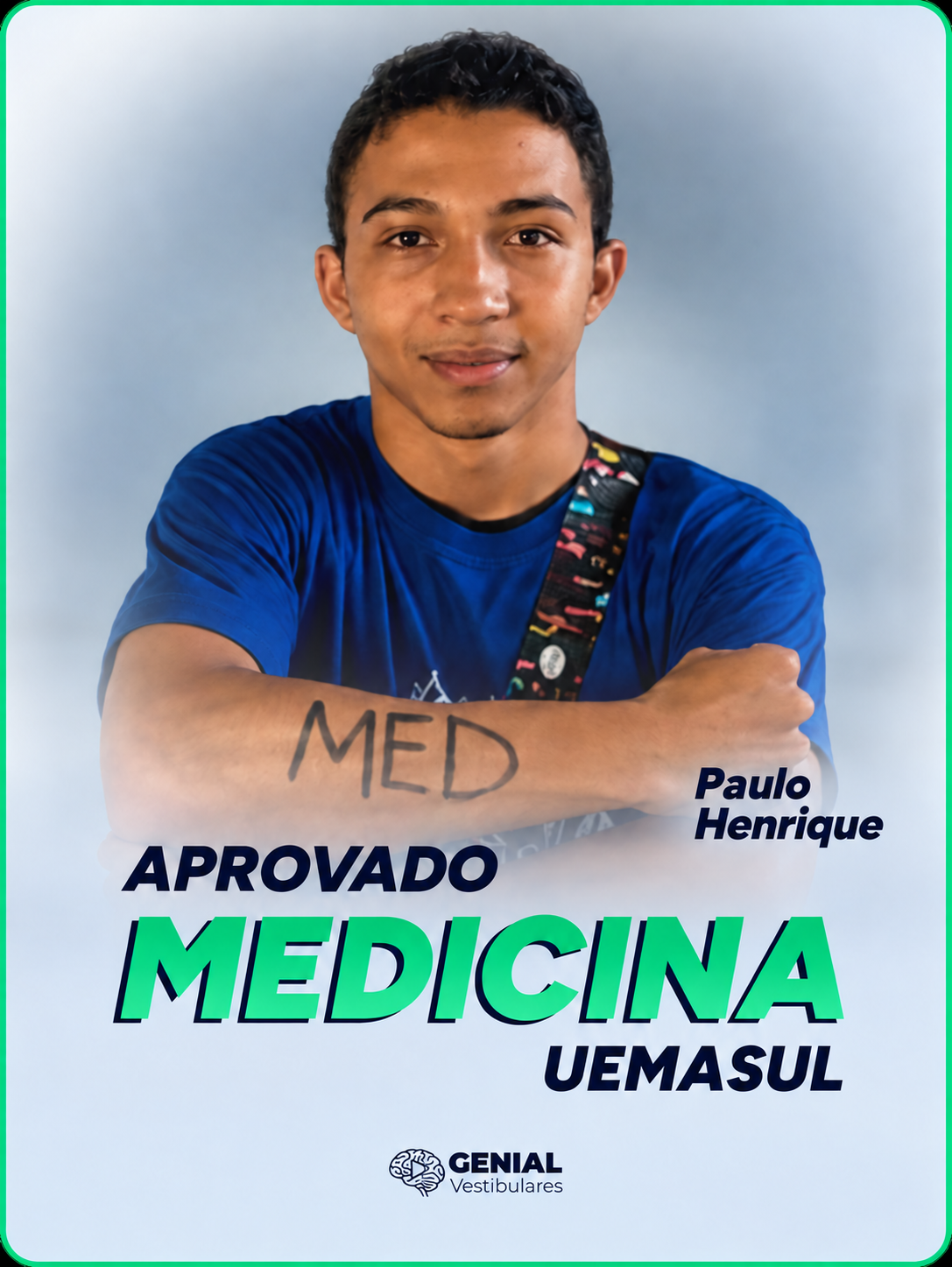 Paulo Henrique — aprovado(a) em Medicina UEMASUL